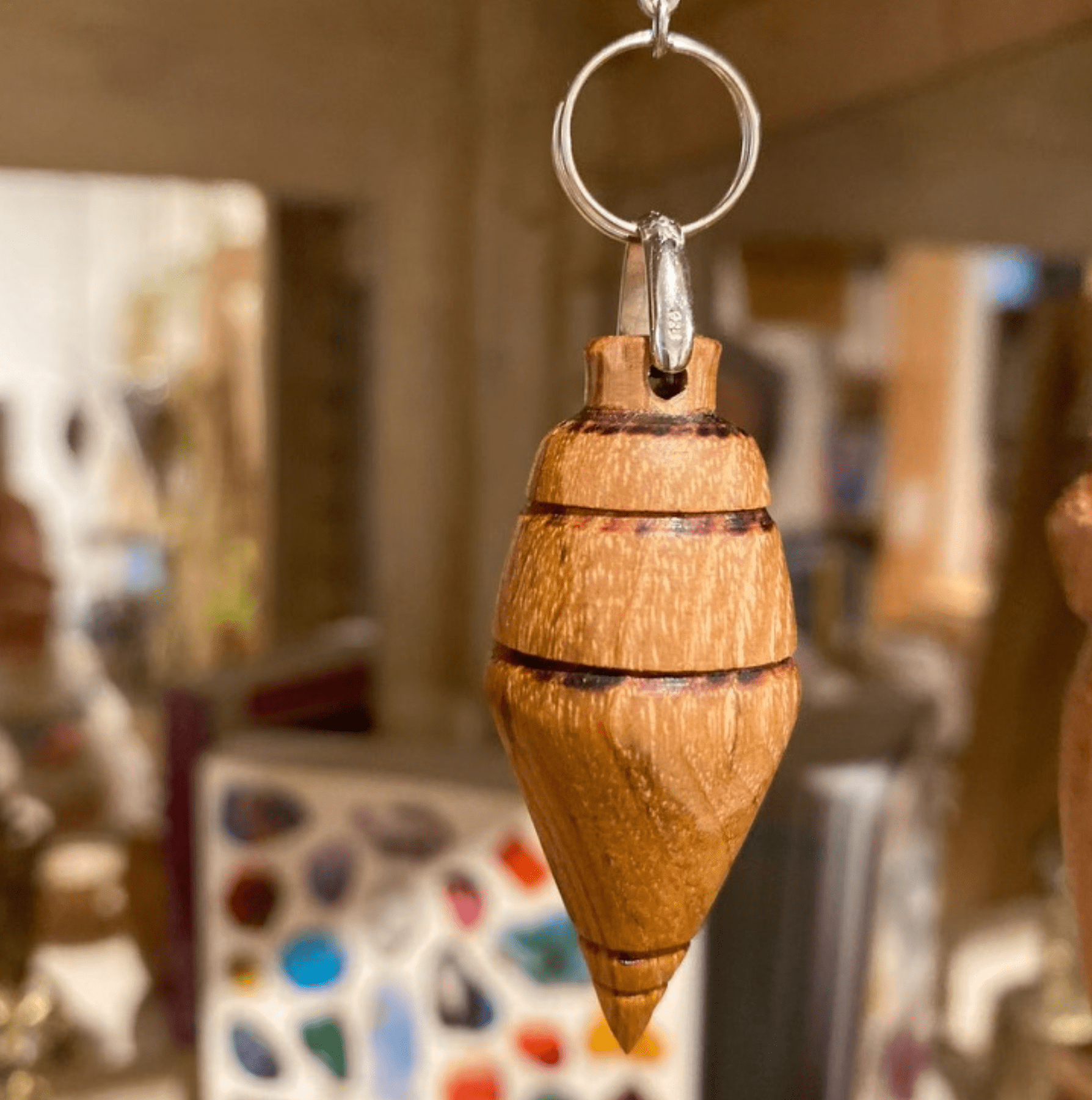 Pendule en bois fait main