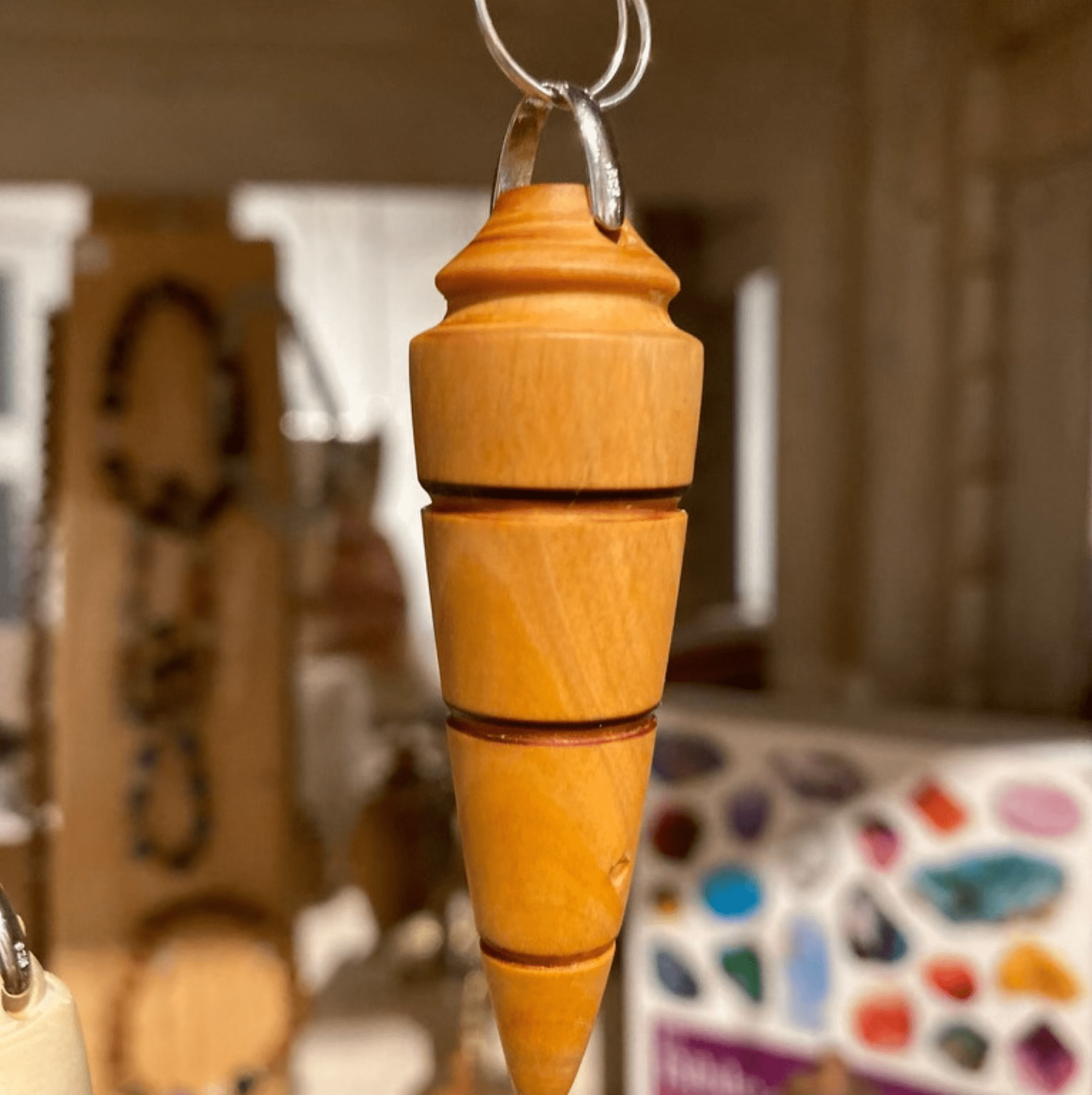 Pendule en bois fait main