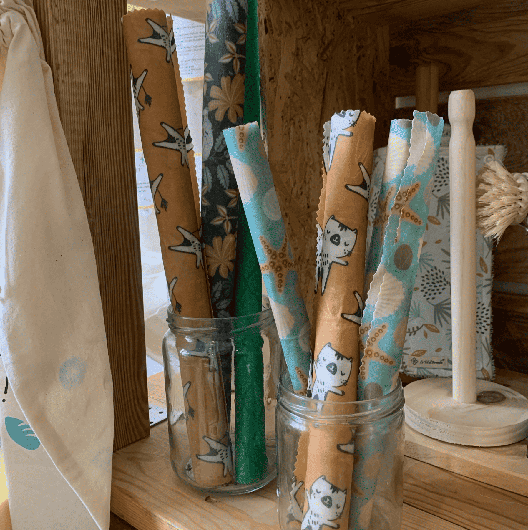 Cire d'abeille bee wrap
